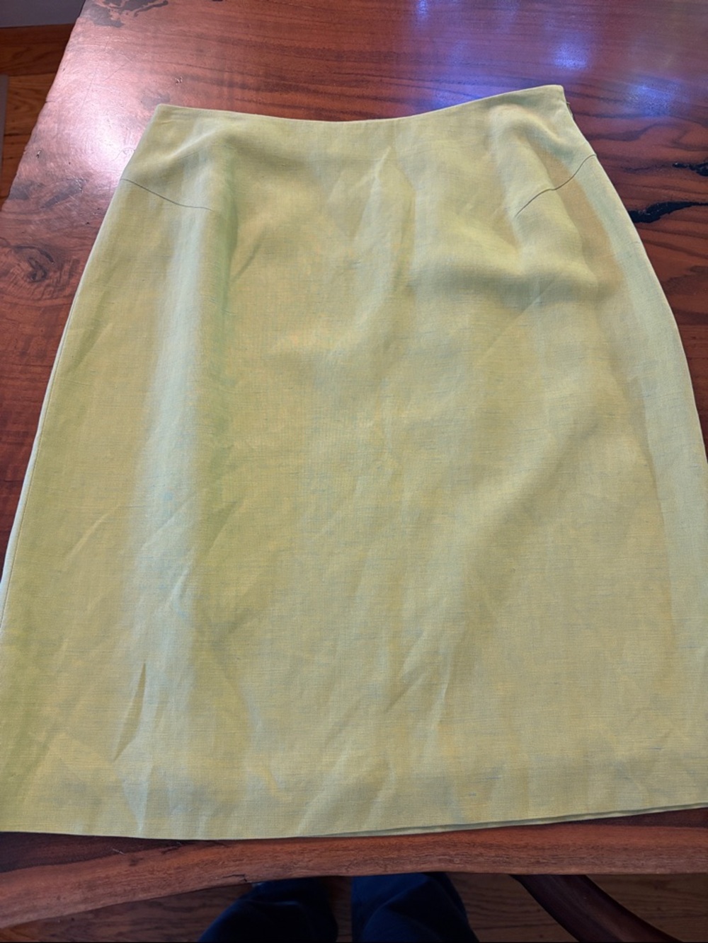 August Silk. Light Green Pencil Skirt